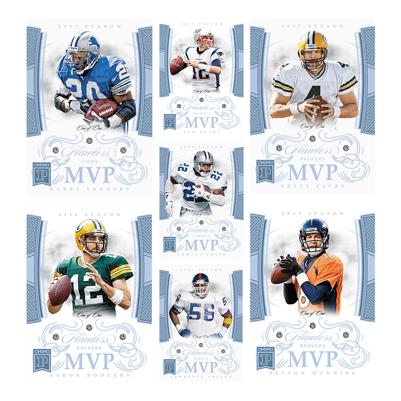 

Diy Homemade Panini NFL Rugby Star Barry Sanders Aaron Rodgers Tom Brady Emmitt Smith Коллекционная карта игрушки в подарок