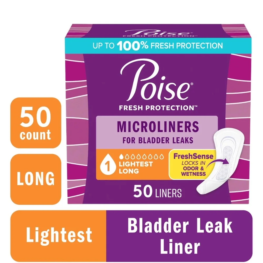 Ultra Thin Incontinence Panty Liners for Women