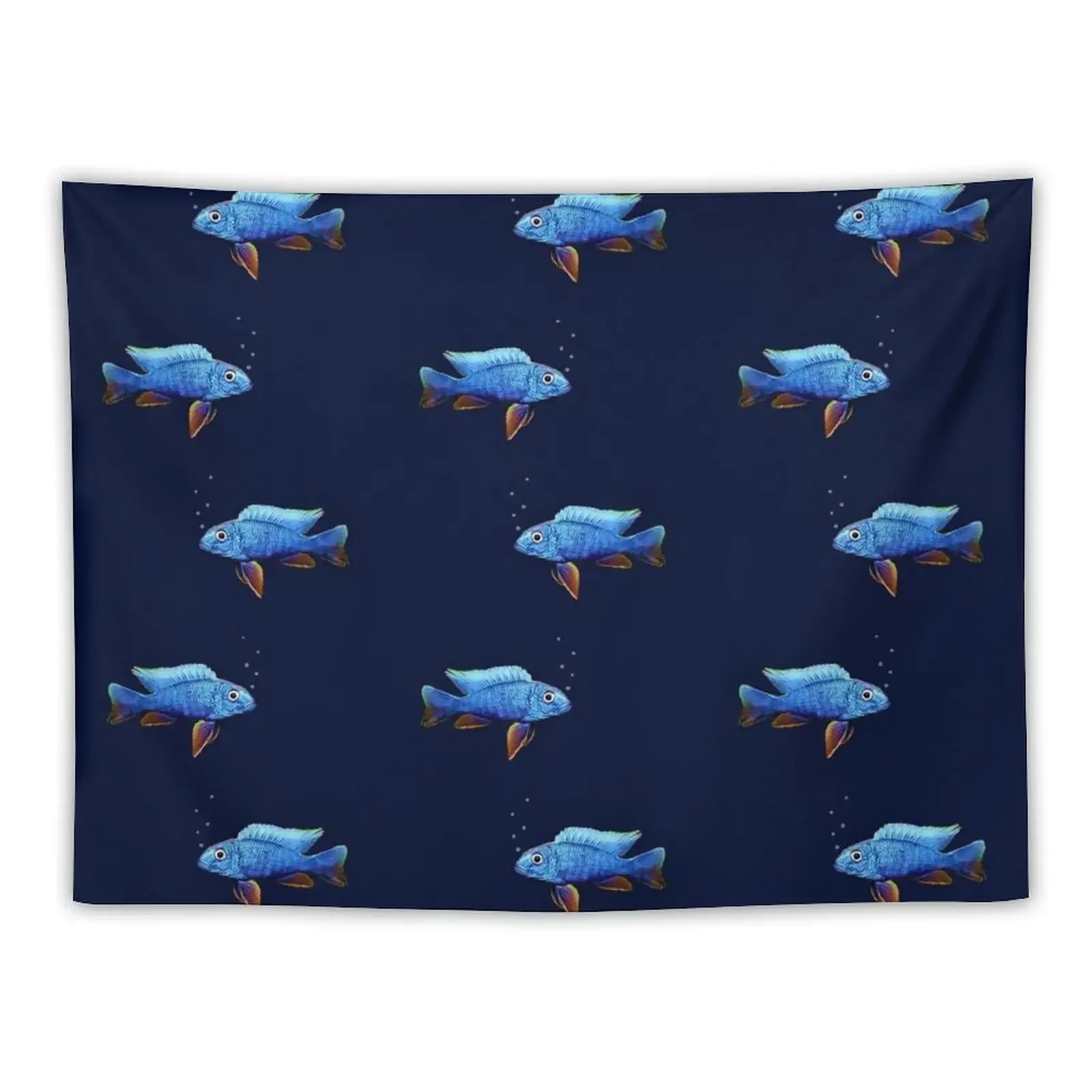 African Cichlid Fish Tapestry Bedroom Decor Japanese Room Decor Room Decoration Korean Style Tapestry