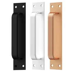 Door Handle Aluminum Alloy Door Handle Window Cabinet Balcony Sliding Door Pulls Punch-free Pulls Closet Furniture Hardware