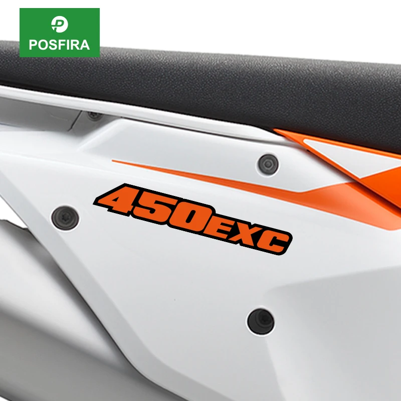 POSFIRA Motorcycle Swingarm Sticker Vinyl Decals for KTM 450 EXC 450EXC 2011-2026 2025 2024 2023 2022 2021 Swing Arm Accessories