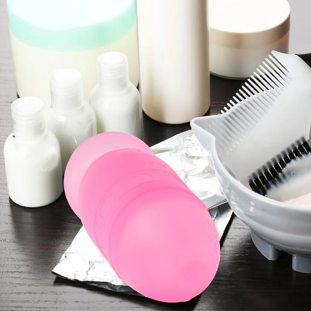 

2pcs Hair Dye Shaker Cup With Measurement Marks Salon Mixing Bowl For Diy Hair Color Styling Tool Accessory Set