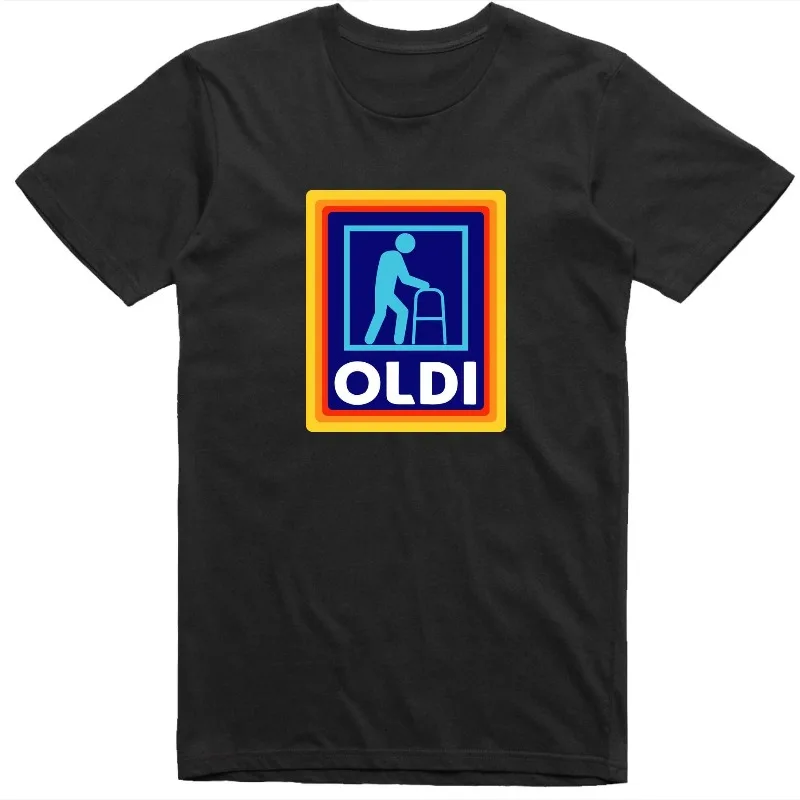 Image of Vatertagsgeschenk, lustiges Herren-T-Shirt, Oldi-Parodie-Geschenk, Sommer-T-Shirt für Herren und Damen, lockeres und atmungsaktives T-Shirt-Oberteil