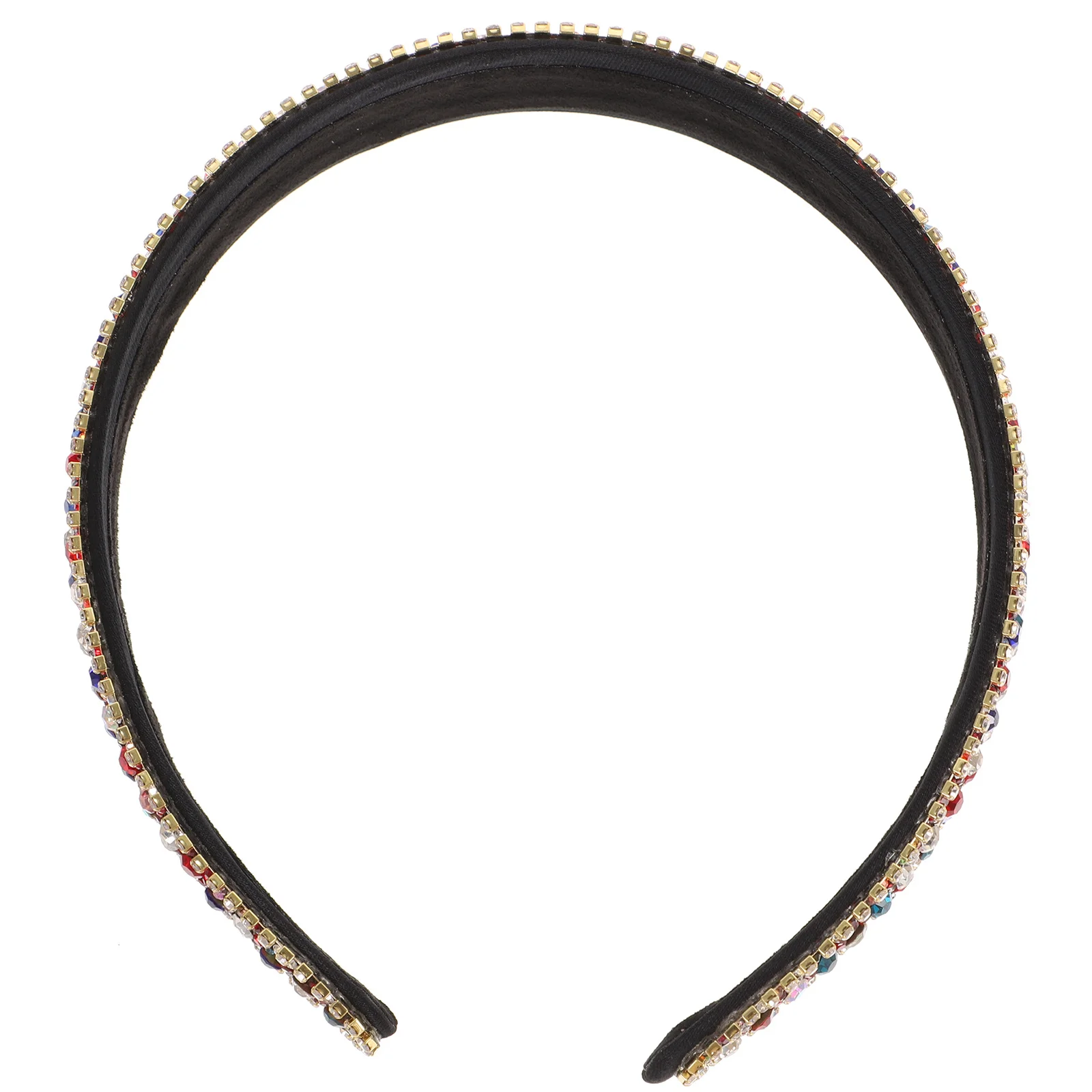 

Rhinestone Wide Hair Hoop Crystal Hairband For Women Girls Elegant Party Wedding Holiday Cosplay Hair Accessory
