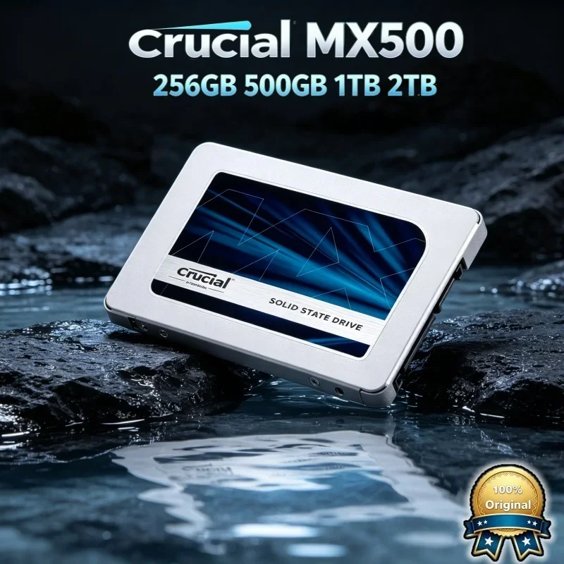 SATA 2.5-inch SSD For Laptop Hard Disk Crucial SSD MX500 240G 500GB 1TB 2TB 3D NAND High speed Internal Solid State Drive