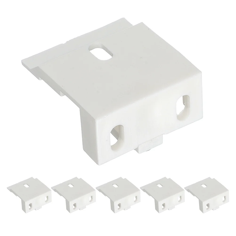 

6Pcs Window Blinds Bracket Heavy Duty Blind Holder Plastic Curtain Holders Ceiling Mount Wall Brackets