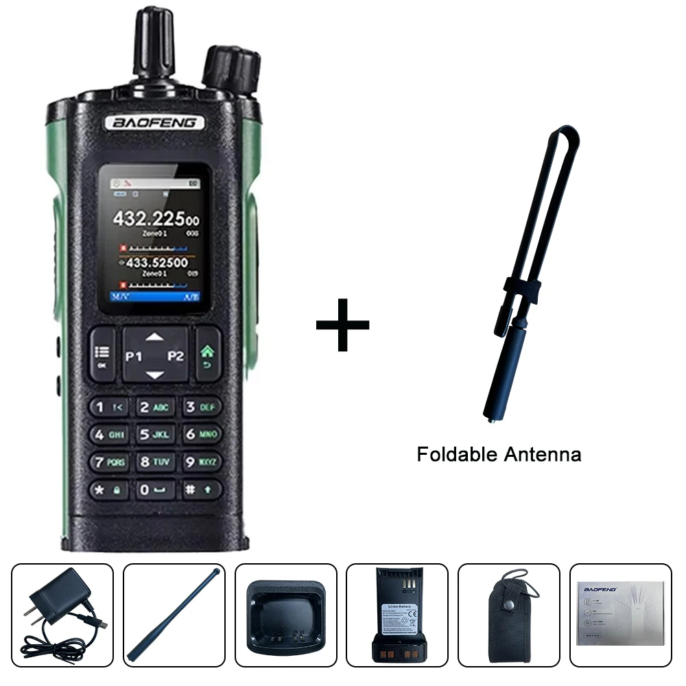 

New BAOFENG DM32 Walkie Talkie DM-32 DMR Digital Radio GPS 10W Multi Band Wireless Copy Frequency USB-C SMS UV32 Ham 2 WayRadio