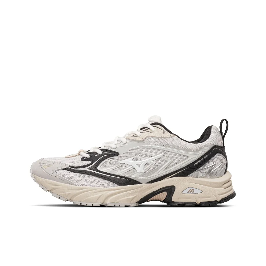 Mizuno TPU Cushioning Slip Resistant Abrasion Resistant Low top Casual Running Shoes Unisex Light Gray D1GH241505