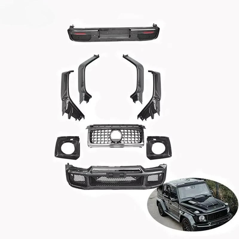 

For 2019+ G Class W464 W463A Upgrade G800 Body Parts Dry Carbon Fiber BodyKit for Mercedes G-Wagon W464 Body Kits
