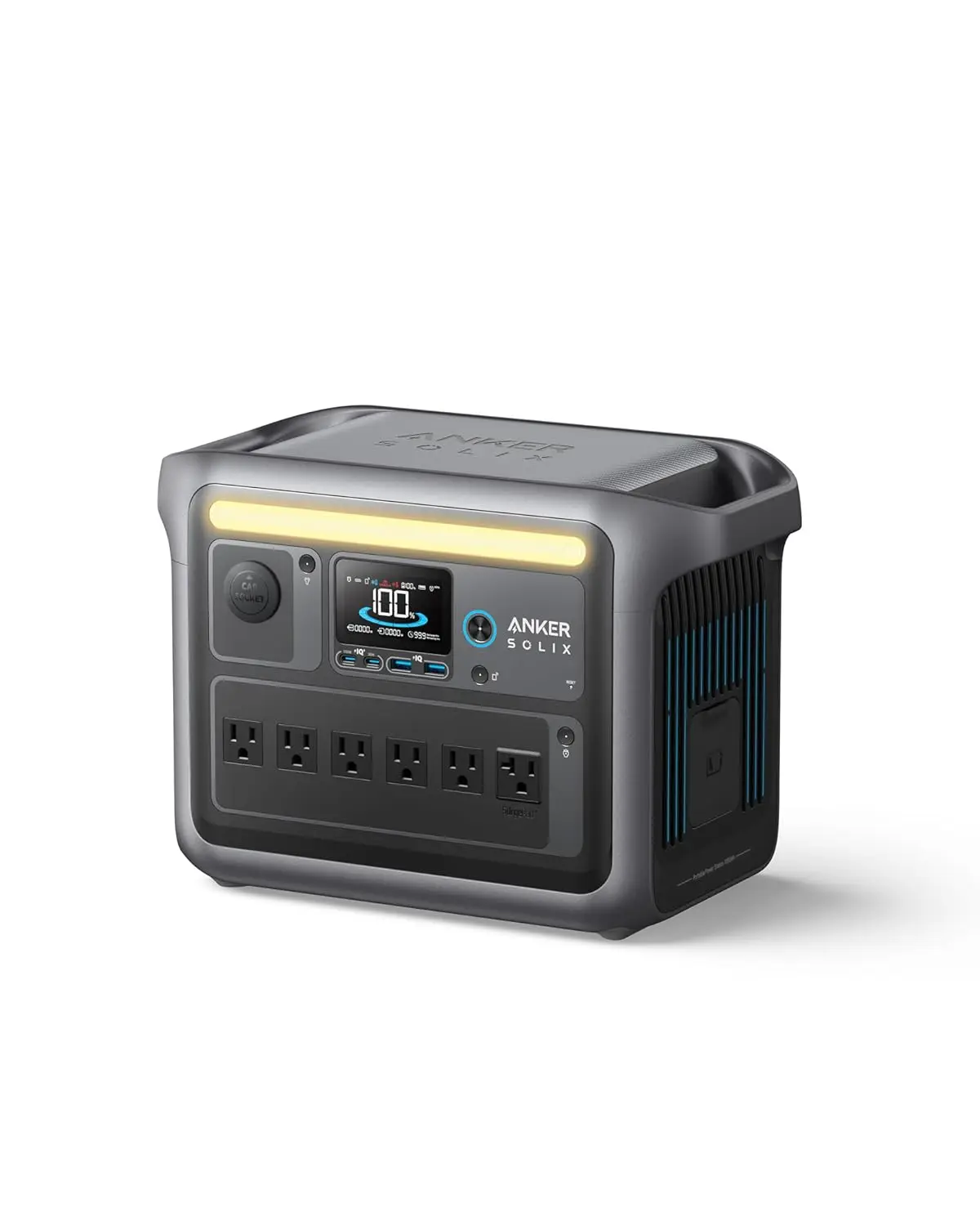 SOLIX C1000 Portable Power Station, 1800W (Peak 2400W) Solar Generator