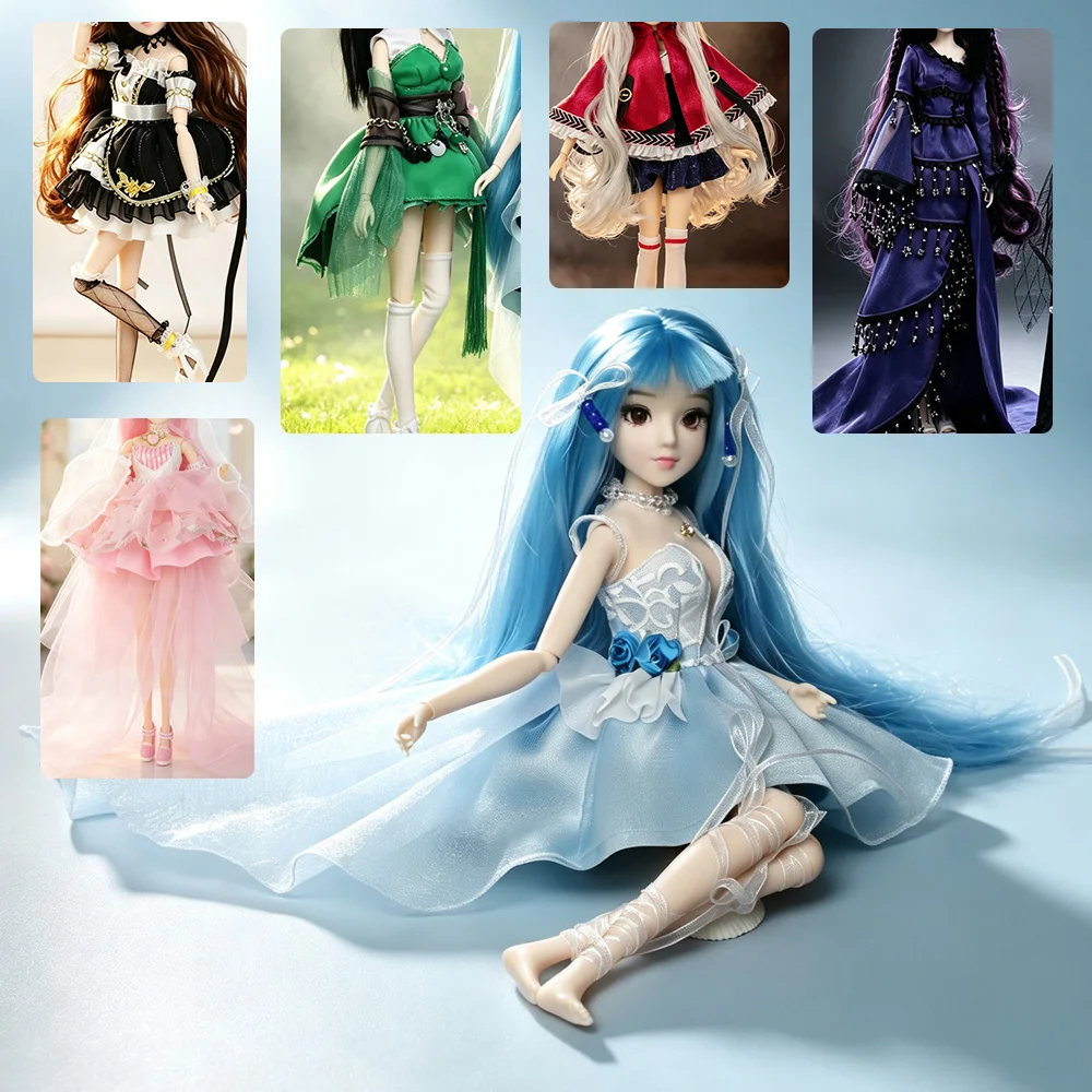 MM Girl Outfits for Tarot Series Constellation Clothes For 30cm Joint Body 1/6 BJD Ob24 Anime  Monster High Blythe Doll