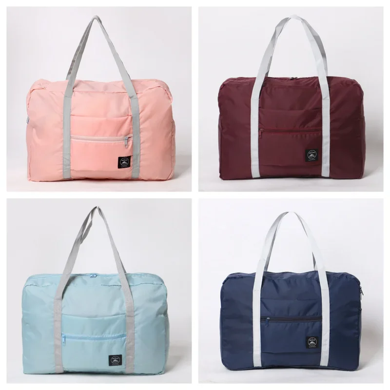 Bolsa de Viagem Dobrável Portátil, Grande Capacidade, Bolsa Esportiva para Academia, Leve, Bolsa de Mão, Bolsa de Treinador, Bolsa de Viagem