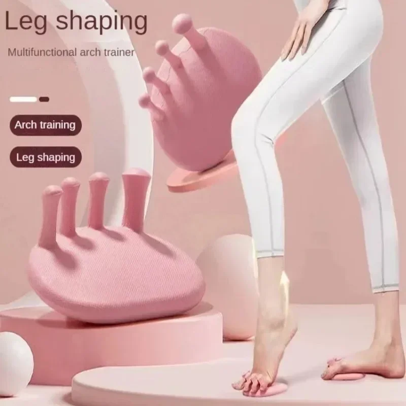 

New 2Pcs Arch Foot Trainer Fitness Leg Toes Plantar Function Exerciser Thumb Valgus Corrector Toe Splints Buttocks Arch Support