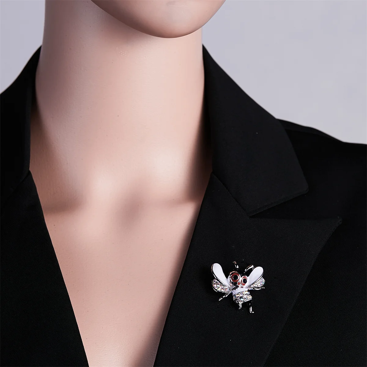 Kristall Kleine Biene Broschen Für Frauen Exquisite Vintage Strass Insekt Biene Anstecknadeln Tier Abzeichen Vielseitig Schmuck Geschenk – Detail 18