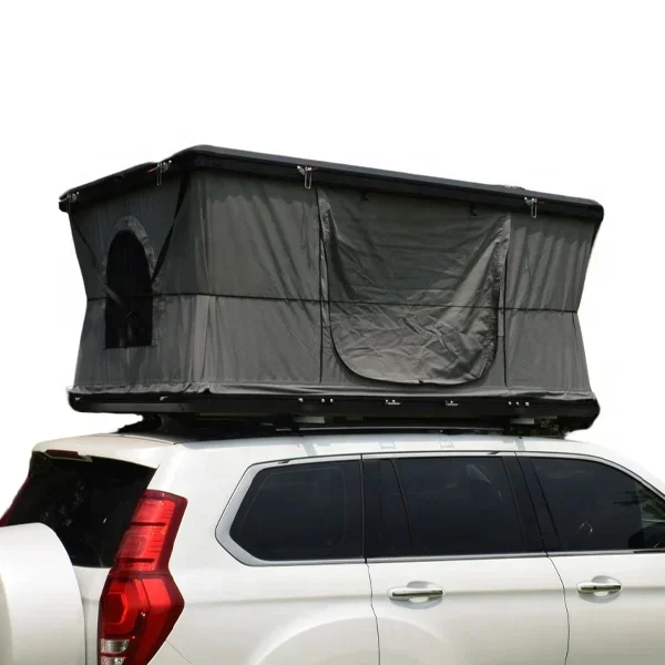 Hot Sale 2-3 Person Aluminum Shell Roof Top Tent Camping Outdoor Hard Shell Car