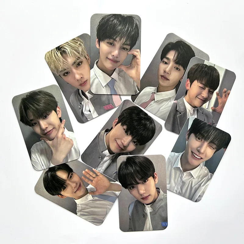 9pcs KPOP ZB1 Selfie Photocards Boy Planet New Group Double-Sided LOMO Cards Ricky Fans Collections