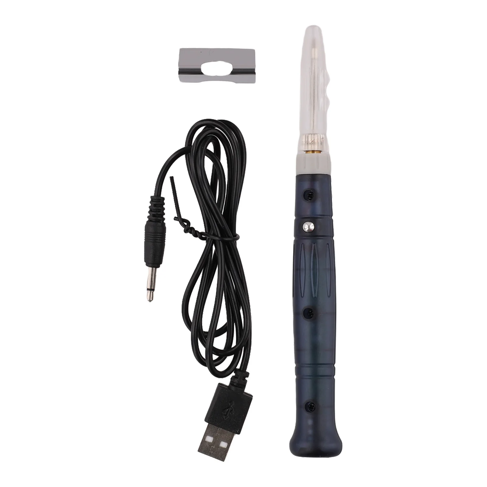Портативный электрический паяльник 5 В 8 Вт с питанием от USB и кнопочным переключателем быстрого нагрева для ремонта и сборки электроники