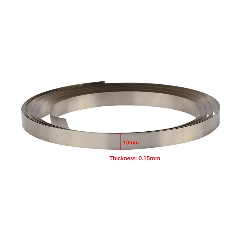 10/2M Nickel Sheet Plate Nickel Plated Steel Belt Strip Connector Spot Welding Machine Battery Welders for 18650 Li-ion Battery