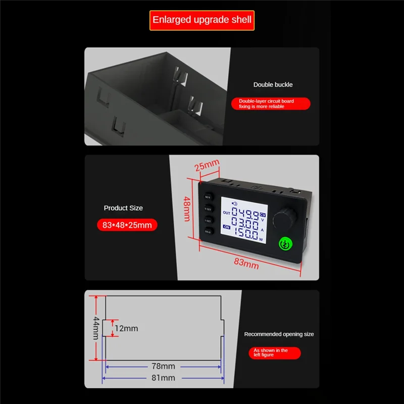 

B28C-ZK-10022 CNC Step-Down DC Power Supply Black 1500W Adjustable Voltage Voltage And Constant Voltage Constant Current Module