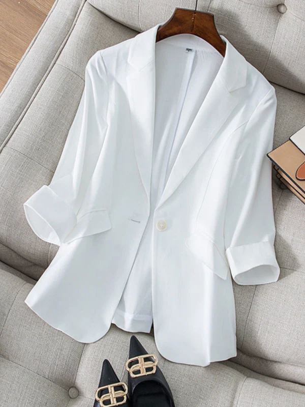 Women's Suit Jacket Suit Jacket Women's Seven-Minute Sleeve Summer New Women Clothing