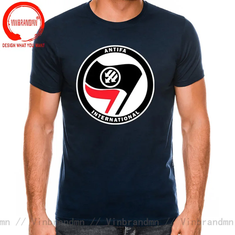 ANTIFASCHISTISCHE AKTION Leftist Antifa Antifascism Antifascist Mens T Shirt Male Brand Tee Shirt Men Summer Anitfa Logo T-shirt