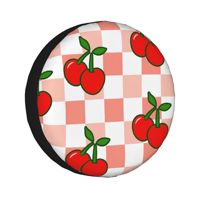Cherry  14''-17''Car  Wheel Tire Cover Spare Covers Case Bag Soft Protector Pouch Waterproof Car Tyre Protector