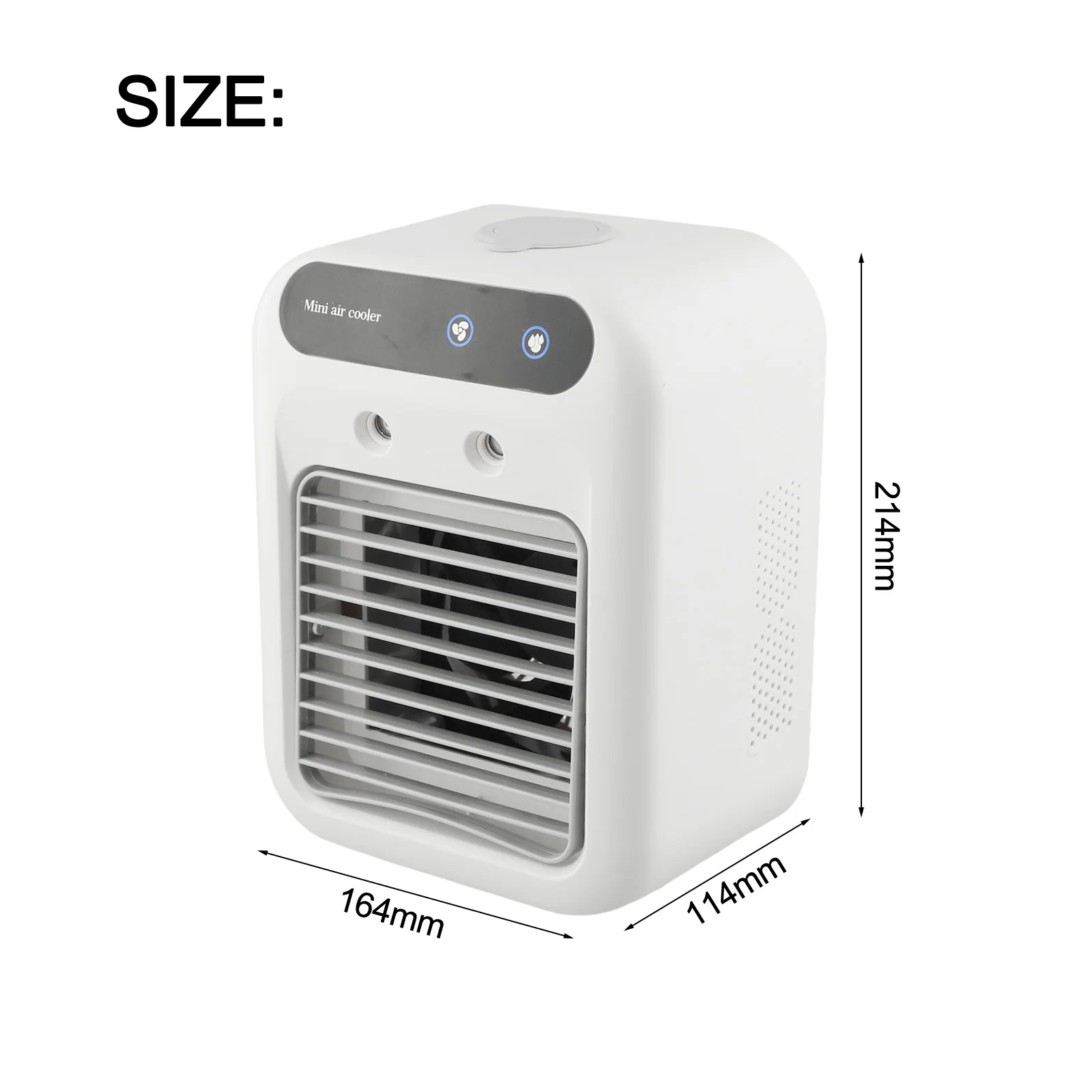 1PCS Beliebte Mini Luftkühler USB Klimaanlage Fan Tragbare Wiederaufladbare Kühler Klimaanlage Für Auto Büro Reisen ﻿