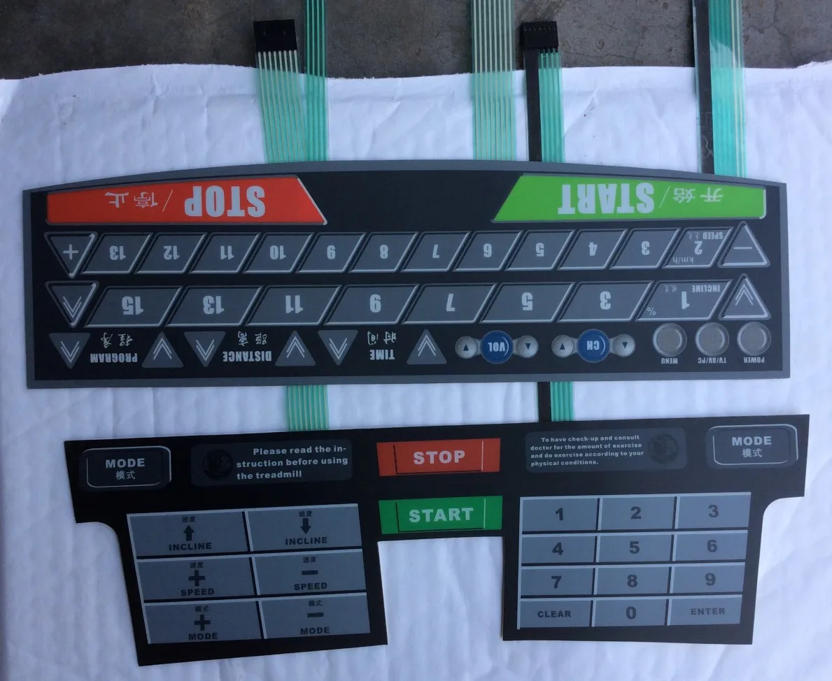 bailiheng-film-de-commutateur-a-cle-580-film-de-commutateur-a-cle-480-cle-bailiheng-pour-tapis-roulant-commercial-multifonction-en-cours-d'execution-hine