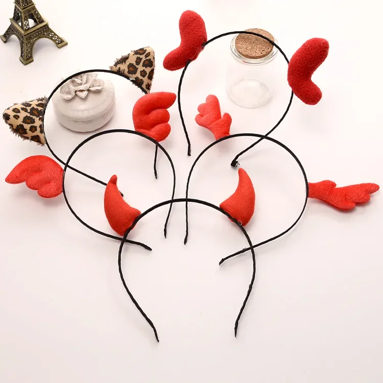 Party  Sexy Girl Headwear Women Cat Devil Tiger Headband Hair Hoop Accessories For  Hairband Lady Head Band Halloween