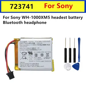 Bilashmart battery 723741 Original Battery 1200mAh Sony WH 1000XM5 Bluetooth Headphone + Free Tools