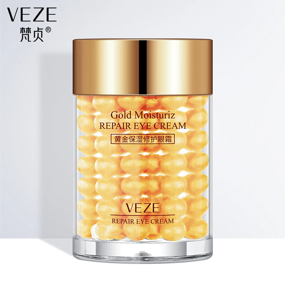 

VENZEN 24K Gold Eye Cream Moisturizing Anti Puffiness Anti Wrinkle Firming Remove Dark Circle Anti-Aging Eye Korea Skin Care