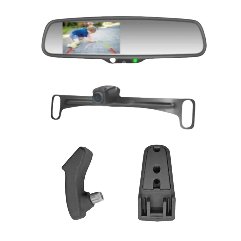 Rearview Mirror For Toyota Prado With Optional Function Bluetooth Parking Sensor Auto Dimming