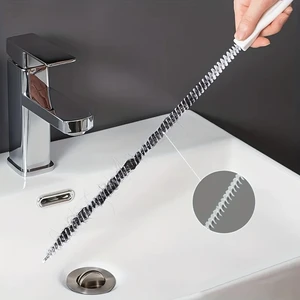 Bathroom dredging brush, flexible drainage cleaner, clog remover, sink cleaning tools, hair remover, sewage 10 Main Sales House Cleaning - №7