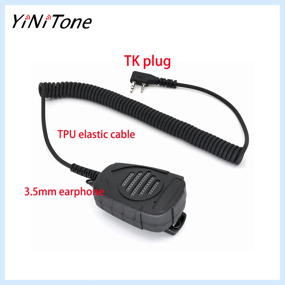 

YiNiTone SP-1 Handheld Microphone K-Series Handheld Microphone For Baofeng BF-888S, UV-5R, Quansheng UV-K58