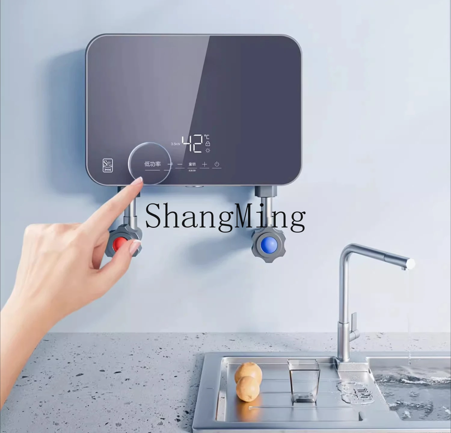 ZYY instantáneo hogar cocina baño debajo del mostrador lavavajillas pequeña cocina tesoro calentador de agua