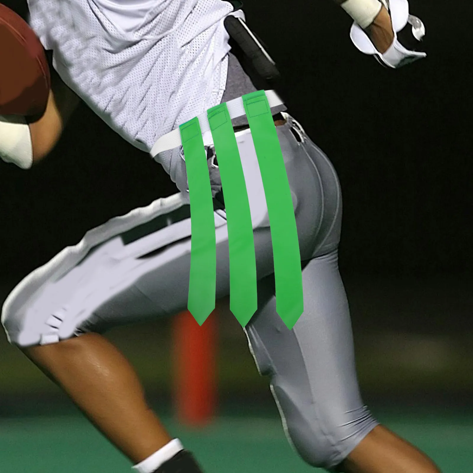 2 قطعة حزام الخصر العلم لكرة القدم قابل للتعديل حزام العلم الرجبي للمراهقين دائم الرياضة في الهواء الطلق التدريب والعتاد عدم الاتصال