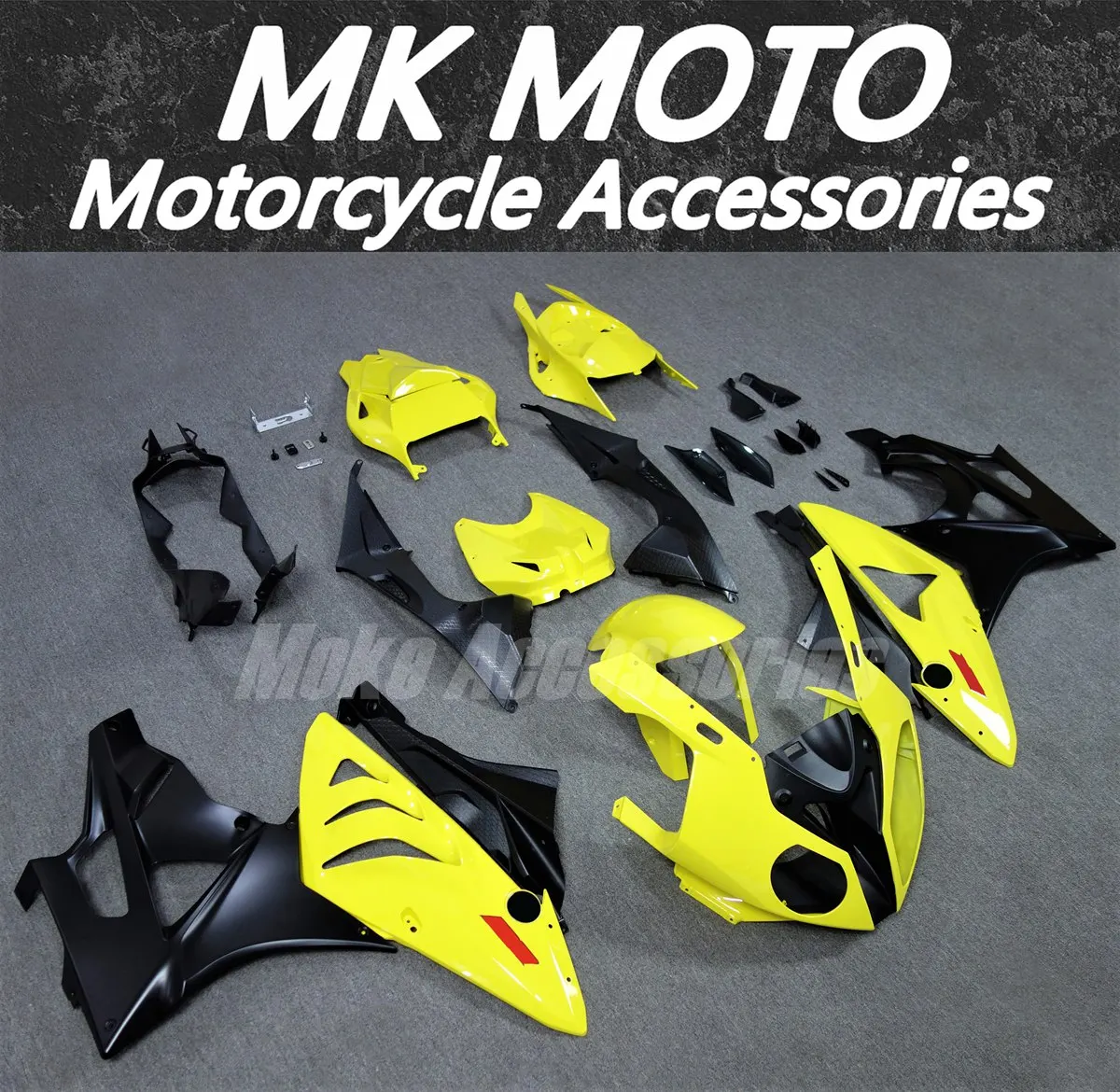 

Комплект обтекателей для S1000rr 2009-2014, комплект обшивки, желто-черный