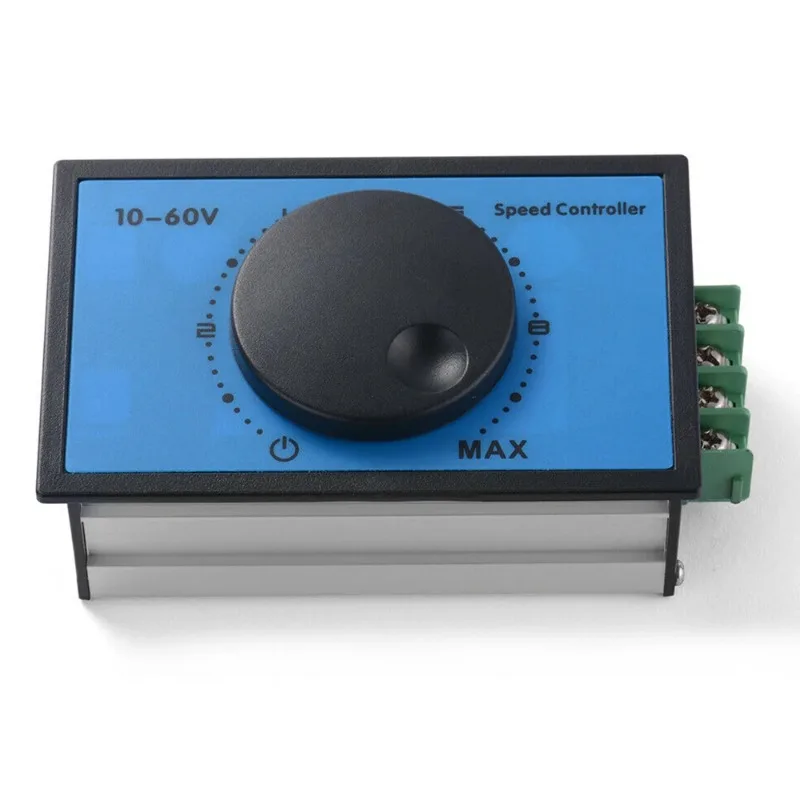 PWM Motor Speed Controller DC 10-60V 12V 24V 48V 20A PWM DC Motor Speed Controller Soft Start Switch Adjustable Drive Module