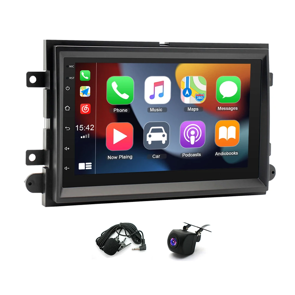 

Car Stereo Radio Car-play GPS Navi Compatible for Ford F150/250/350 2004-2014 Android 13