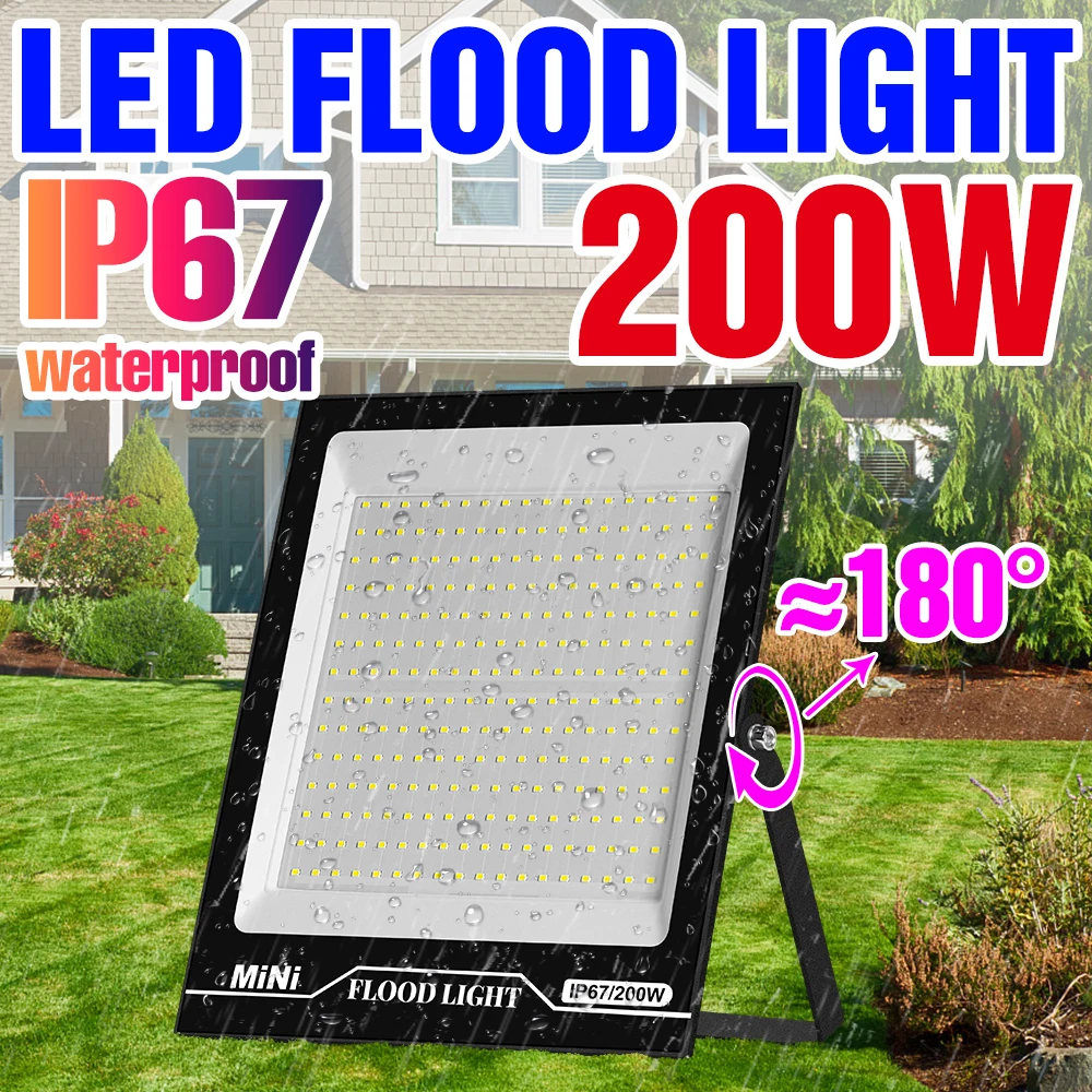 

LED Flood Light Garden Wall Lamp Street Light 220V Floodlight Outdoor Lighting Led Projector Waterproof Spotlight Landscape Bulb