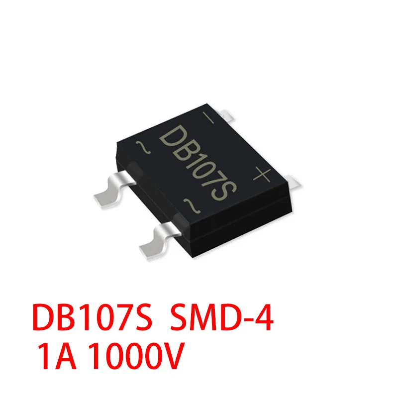 خطوة جسر في المخزون ، مقوم عالي الجودة ، DB107 DIP-4 ، DB107S ، 144 ، DBS ، 1A ، V ، 20