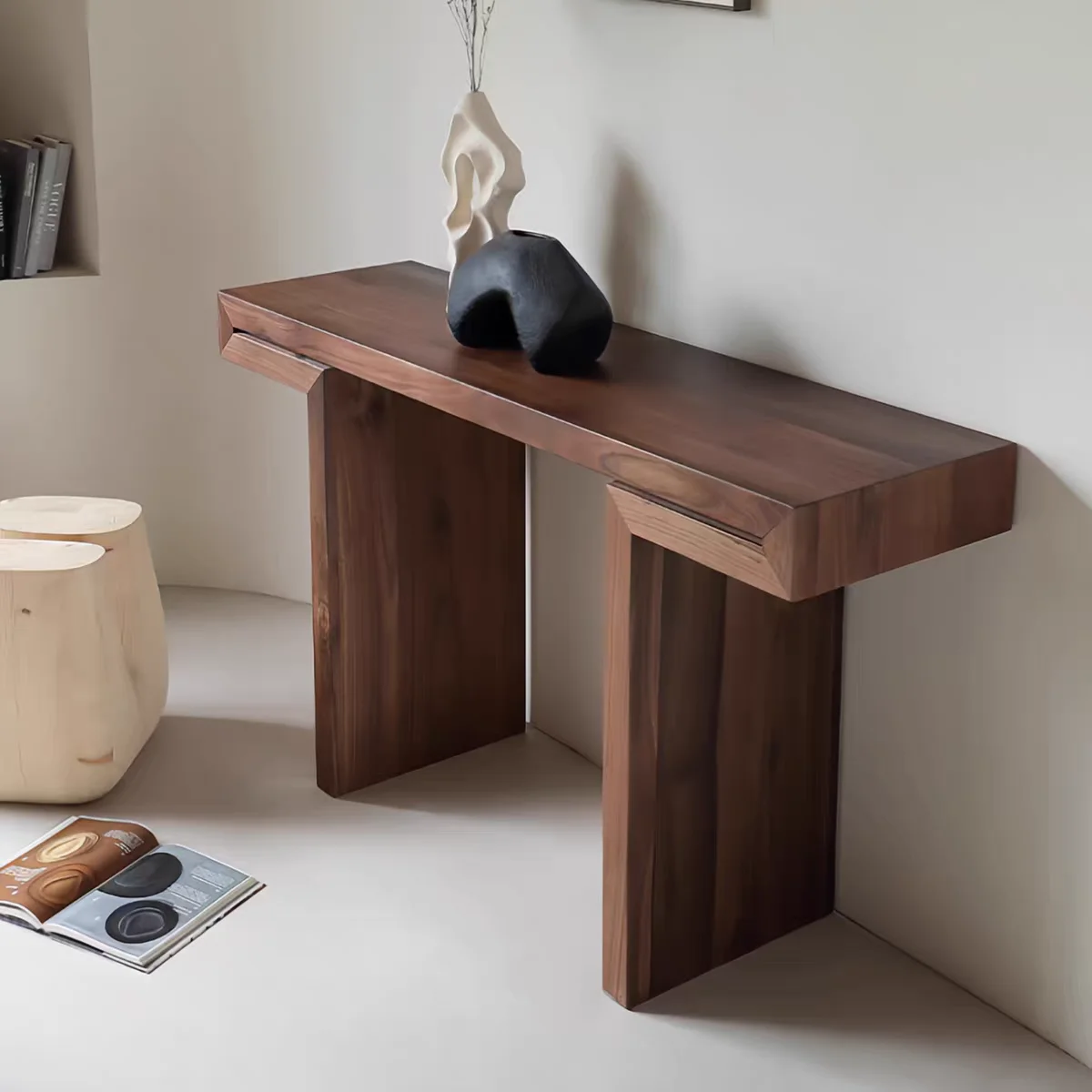 

#Italian Classic Design Minimalist Modern Entrance Console Table Flat Head Wall Table For Entry Corridor In Living Room