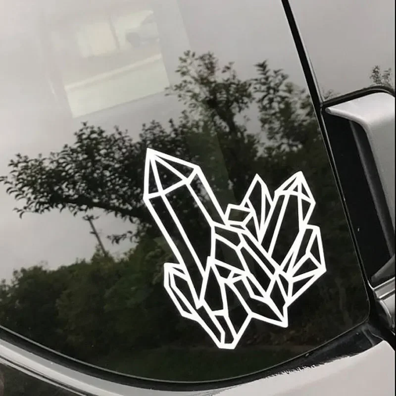 Quartz Crystal Cluster Car Decal Healing Crystals Smokey Quartz Heady Gypsy Boho Alchemy Geology Rocks And Minerals Sticker MT31