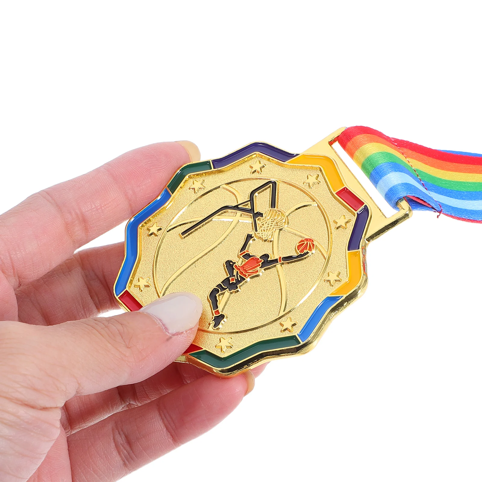 

Zinc Alloy Basketball Medals Award Winner Sports Medal For Students Sports Day Competition Trophy Party Prop