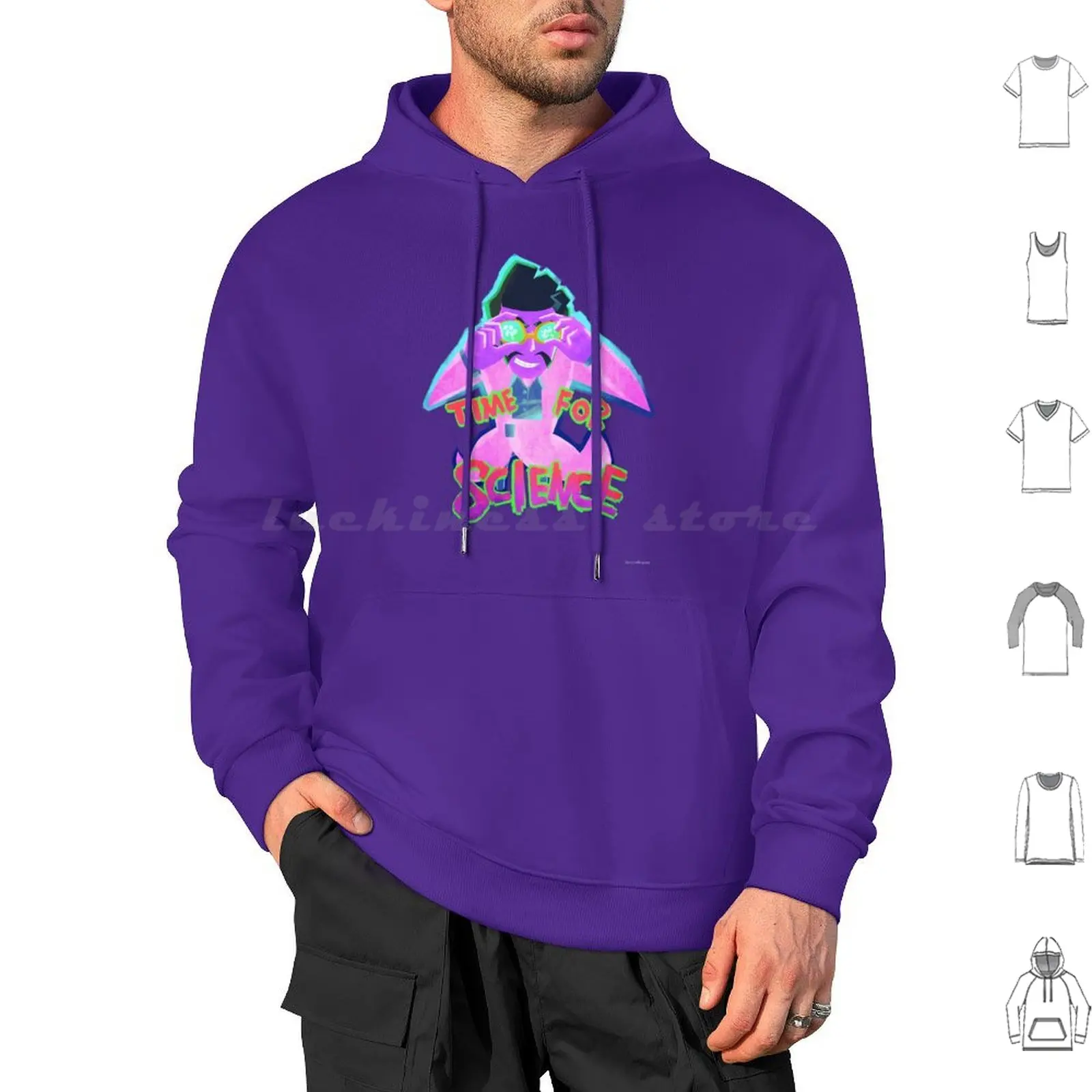 Sudadera con capucha Time For Science de algodón de manga larga Science Rc9gn Viceroy Willem Randy Cunningham 9th Grade Show Randomdraggon
