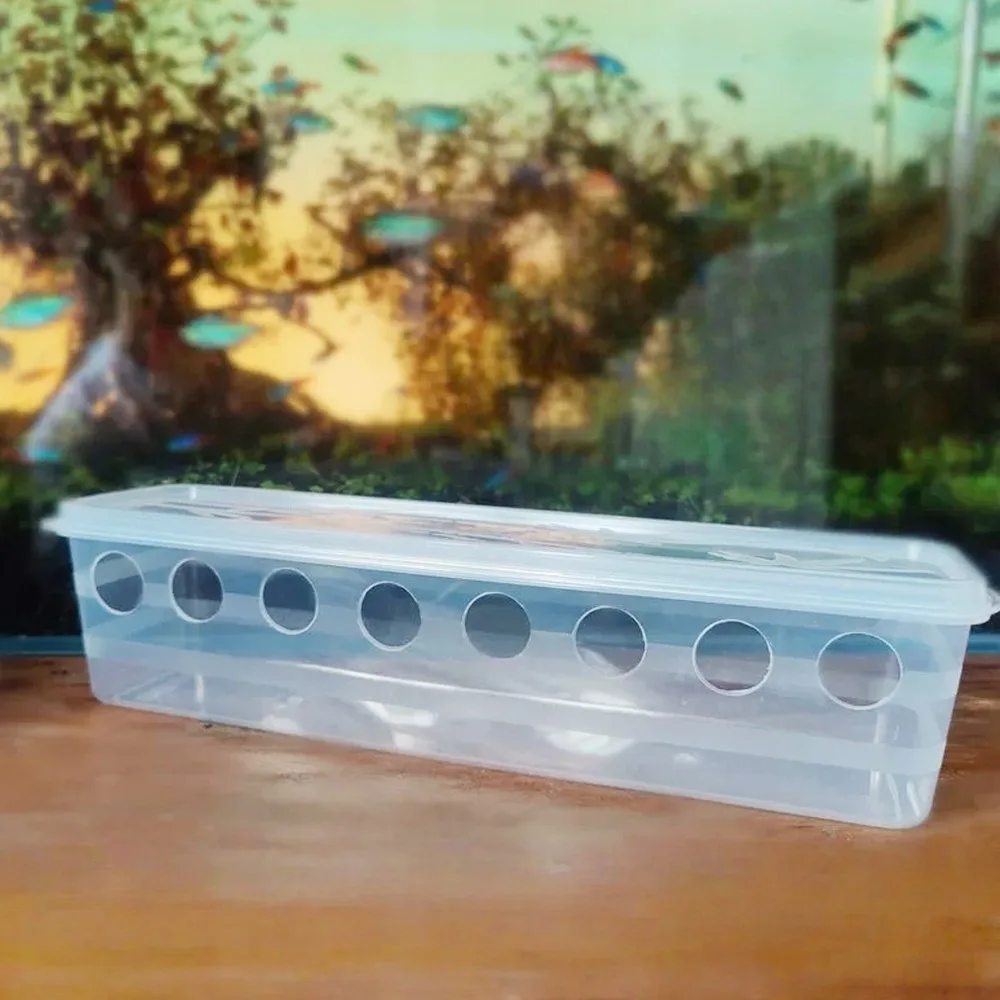 8-Port Automatic Bird Feeder - Large Capacity Transparent Dispenser, Durable Indoor Outdoor Sturdy Plastic Wildlife Feeder 4