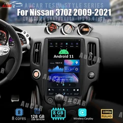 AuCar T-Style Android Head Unit Radio For Nissan 370Z Z34 GPS Navi 1920*1080 13.6 Inch Tesla 370Z Multimedia