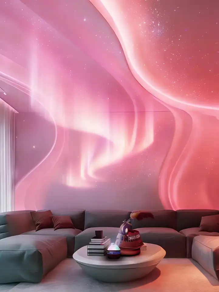 Aurora Starry Sky Projection Lamp USB RGB Night Light