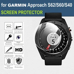 5PCS Smart Watch Screen Protector for Garmin Approach S62 Approach S60 S40 Tempered Glass ANTI-SCRATCH Protective Film