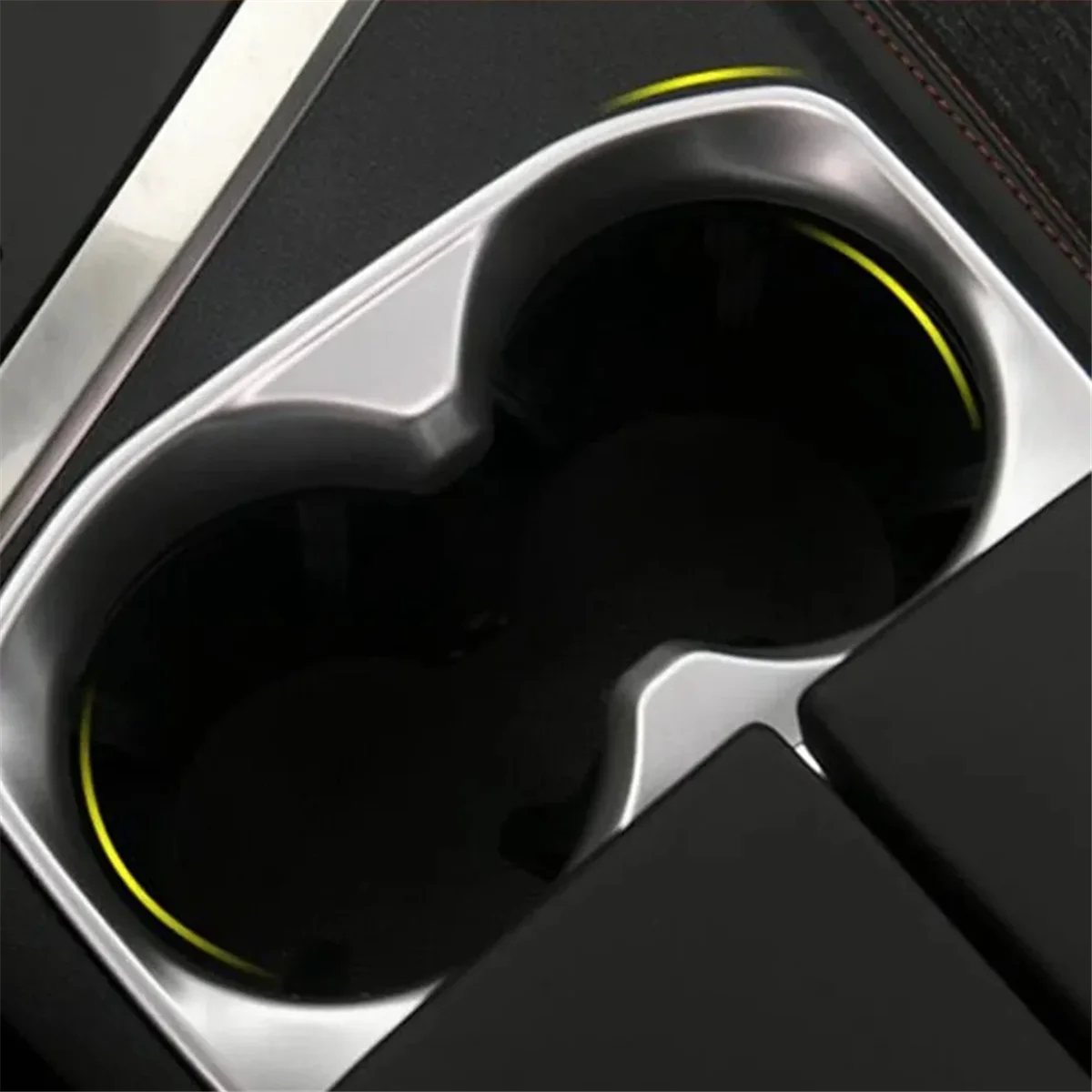 أداء مستقر سيارة مركز وحدة التحكم حامل الكأس حامل أكواب الماء ملصق الكسوة لبيجو 4008 5008 3008 GT 2017 + دائم